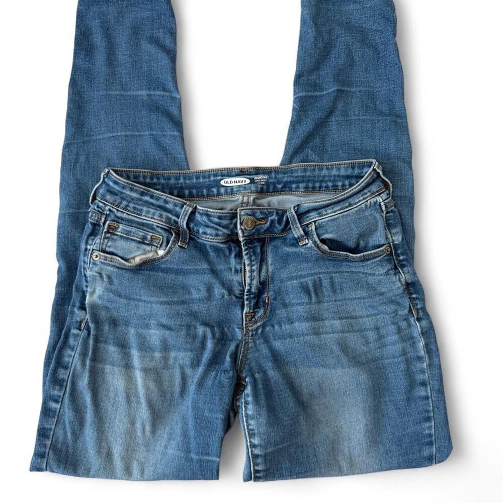 Old Navy Rockstar Super Skinny Jeans Size 6 Long Low Rise